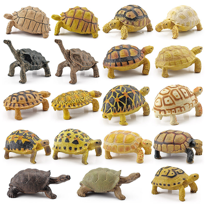 Cross-border new product simulation ocean animal model leopard turtle European Indian land turtle static desktop decorative ornament