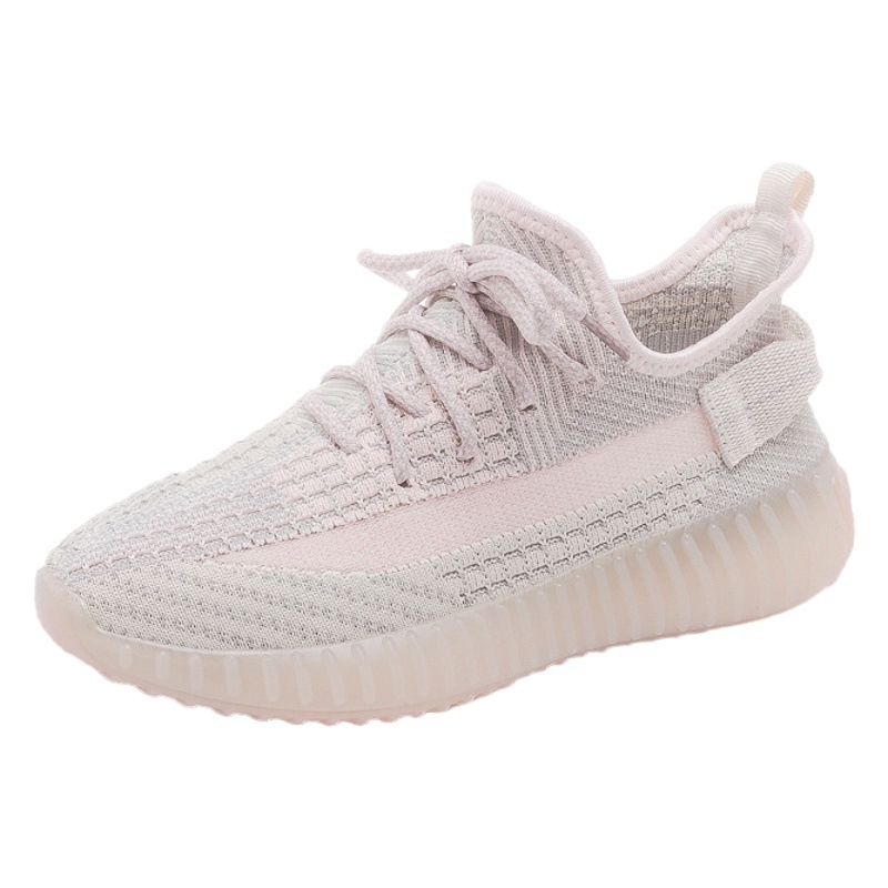 Zapatos de coco estilo pareja, novedad de verano 2022, zapatillas deportivas transpirables de punto, estilo coreano, ligeras, para mujer