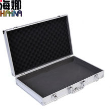 可钉制设备仪器大号手提铝合金工具箱家用维修证件收纳箱海绵防震