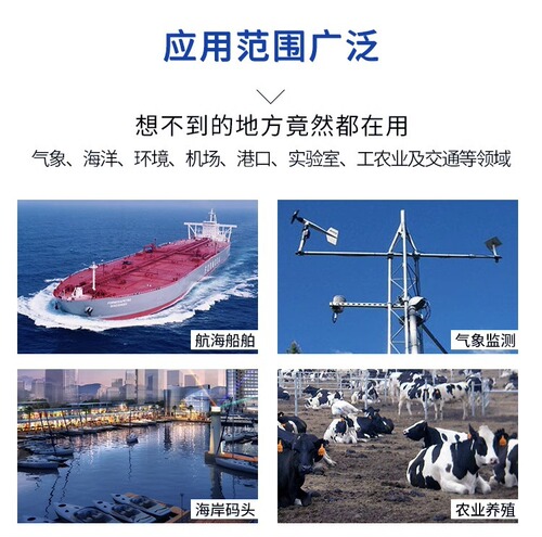 Ultrasonic Wind Speed and Direction Transmitter Wind Speed Measuring Instrument Environmental Meteorological Monitoring Instrument Weather Station Industrial Accuracy