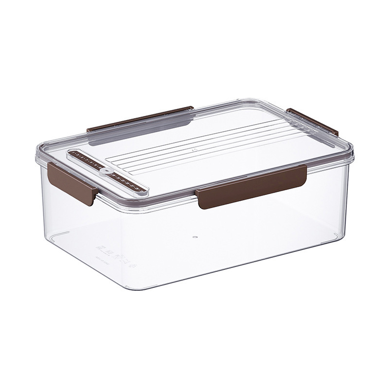 透明密封鮮度保持ボックス家庭用冷蔵庫分類厚手収納ボックスキッチン果物野菜食品級収納ボックス|undefined