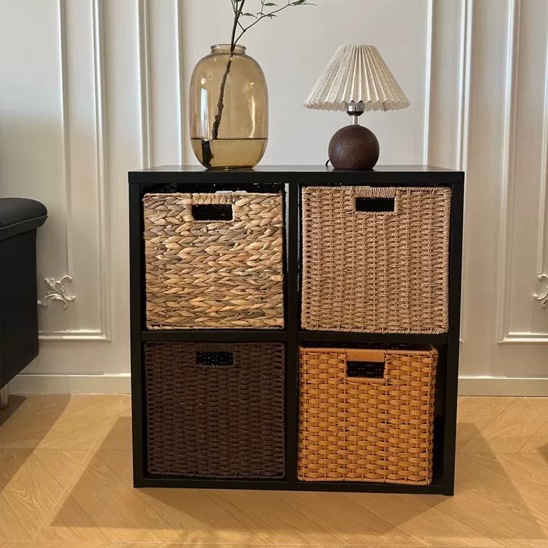 Встроенный шкаф для хранения для небольших домохозяйств, новая модель 2025 года, сетчатый шкаф из высокоуглеродистой стали, напольный, в японском стиле.