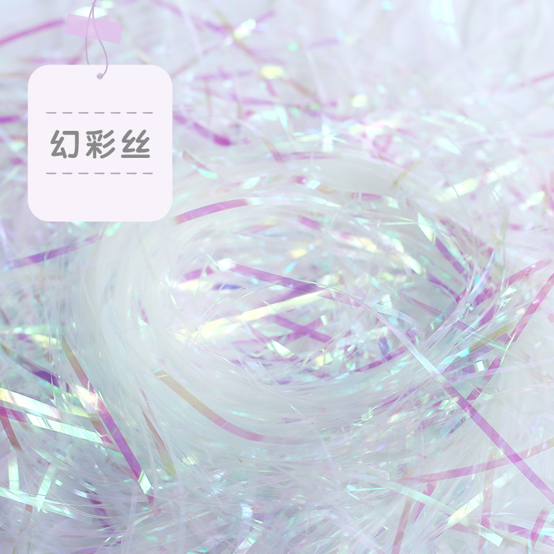 Laffey grasa relleno de color fantasma boda cebolla dorada de bodas de papel roto caja de frutas decoración de champán caja de regalo césped césped