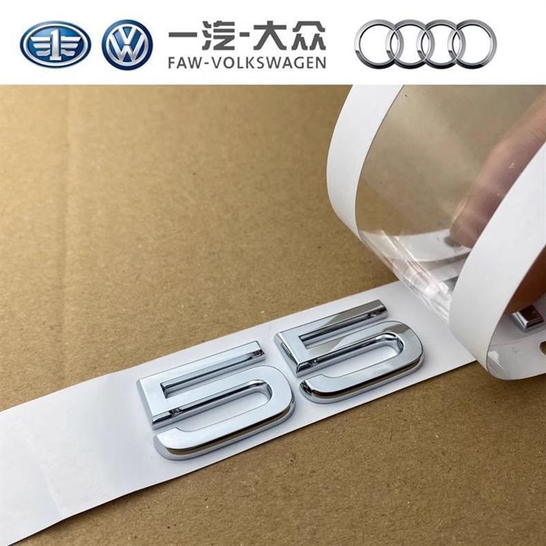 Audi A4L original rear emblem, 45TFSI emblem, four-wheel drive rear badge, 40TFSI displacement sticker, rear lettering emblem, modification emblem