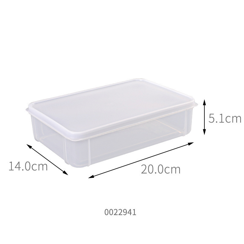 日本の冷蔵庫の収納箱の食品級の新鮮な箱の冷凍の専用の肉類の台所は神器の密封の貯蔵箱を整理します。|undefined