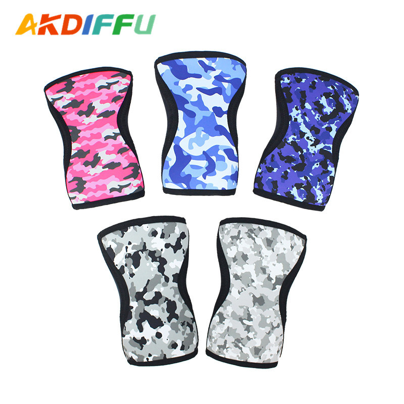 Artículos deportivos fabricantes set Squat rótula neopreno buceo material rótula engrosada neopreno 7mmscr