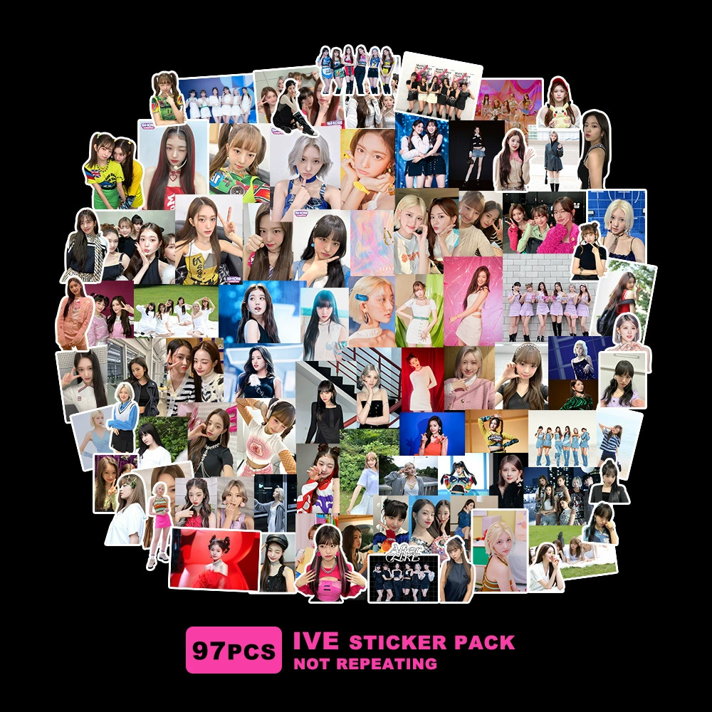 Корейская звезда голова наклейка Tw g-idle Ive SK граффити наклейка украшение наклейка DIY