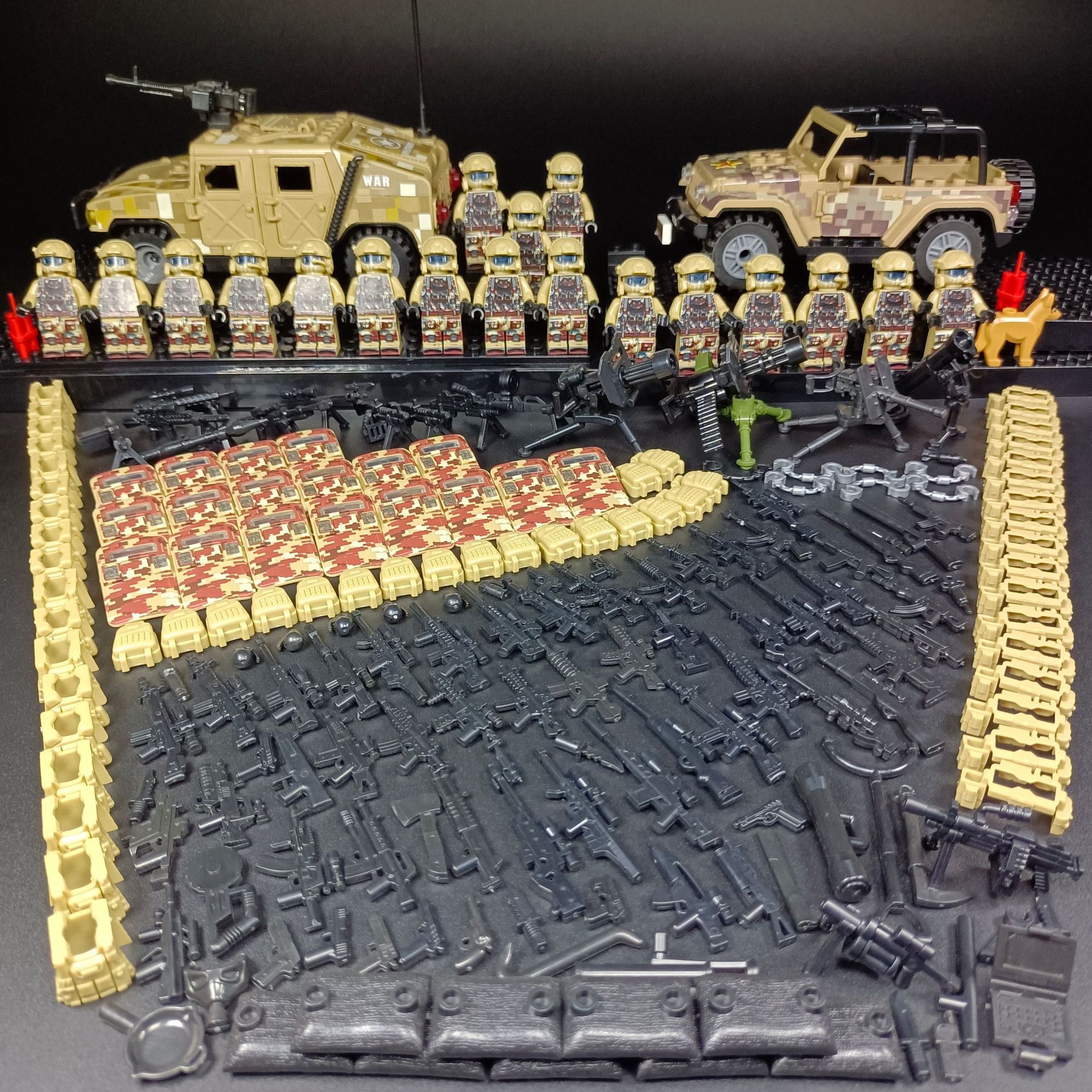 Wolf Warrior complete set includes a bucket [same style as on Taobao]