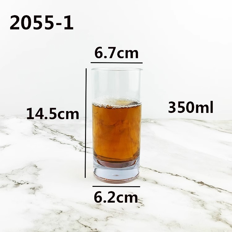 アクリルカップ透明プラスチックストレートカップレストランホテルティーカップ飲料ジュースカップ落下防止商業|undefined