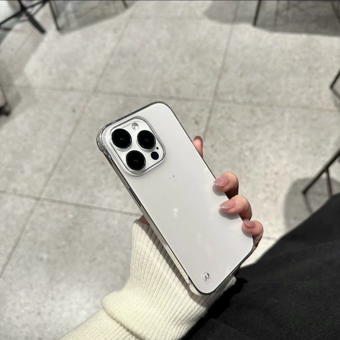 Чехол для телефона (Apple) iPhone 17 Pro, совместим с iPhone 16/17/16 Pro Max — ультратонкий безрамочный, защита от пожелтения