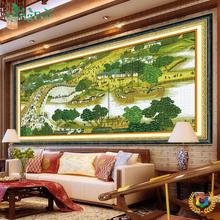 ✅十字绣清明上河图1米5清明2米满绣版客厅大画风景经典名画