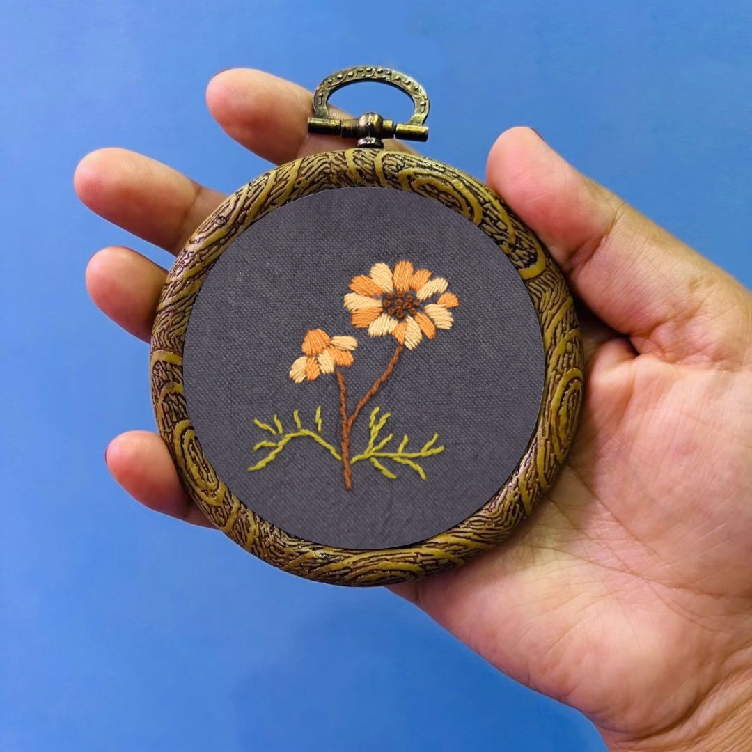 Antiguo nuevo bordado colgando pintura hecha a mano diy paquete de material sala de estar lu bordado costura práctica bolsa transfronteriza inglés colgando pintura