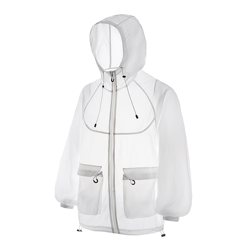 Verano anti-UV ropa de protección solar deportiva limpia al aire libre montaña chaqueta de secado rápido chaqueta con capuz transpirable fresca