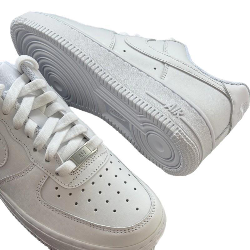 Chunyuan Air Force No. 1 Putian zapatos blancos clásicos bajos, zapatos de skate casuales, zapatos deportivos blancos.
