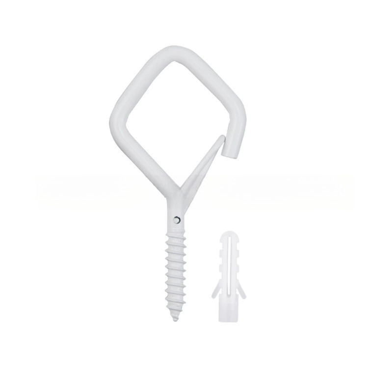 New product Amazon hot -selling explosive diamond -shaped hook square hook light string linked Q -shaped hook -shaped sheep eye hook