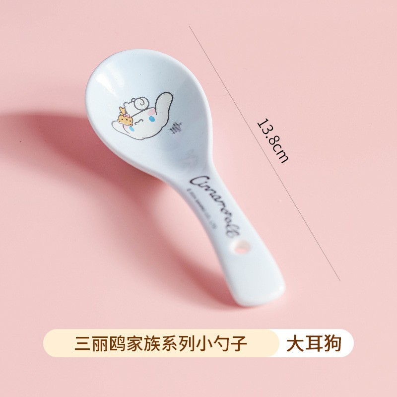 큰 귀 개 세라믹 스푼
