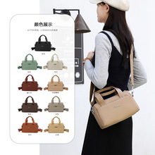 驰豹新款手提包潮百搭尼龙布包上班休闲女士单肩包时尚逛街斜挎包