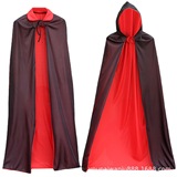 Красный двусторонний плащ, xэллоуин