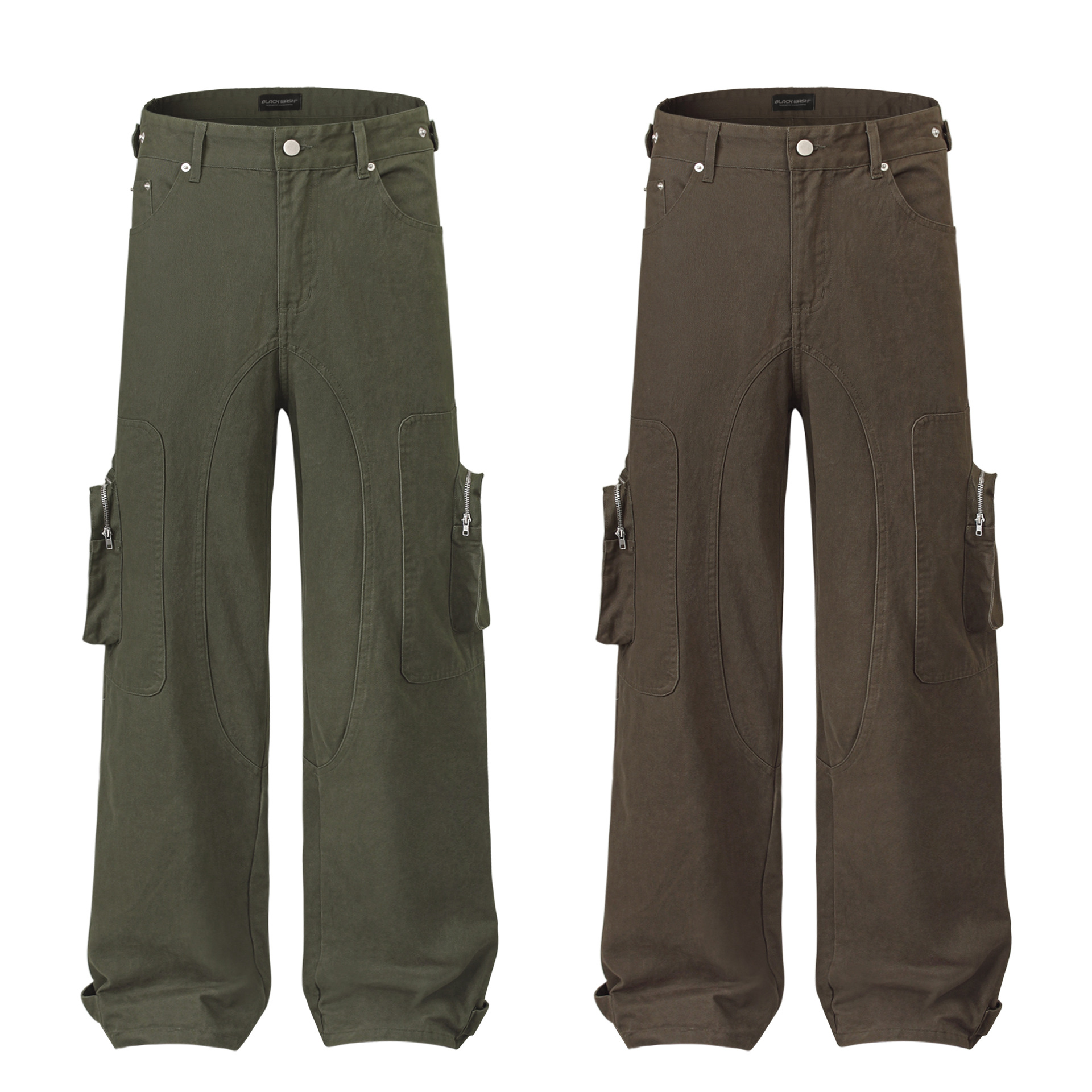 YON MODISH Men's Wear 2024 Autumn New Product American Street Trendy Split Versatile workwear Pants_voghion.com