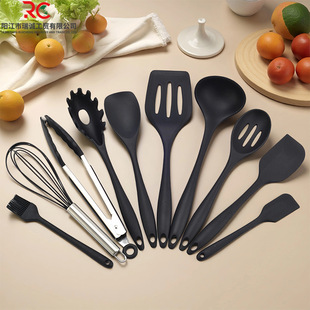 Silicone Kitchenware 10-Piece Set Non-Stick Cooking Spatula Set Silicone Spatula Kitchen Supplies Silicone Kitchenware Set
