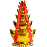 Моделирование пластикового золотого слитка Весенний фестиваль Новогодняя сцена макет реквизит полый большой слиток Новогодние праздничные декоративные украшения