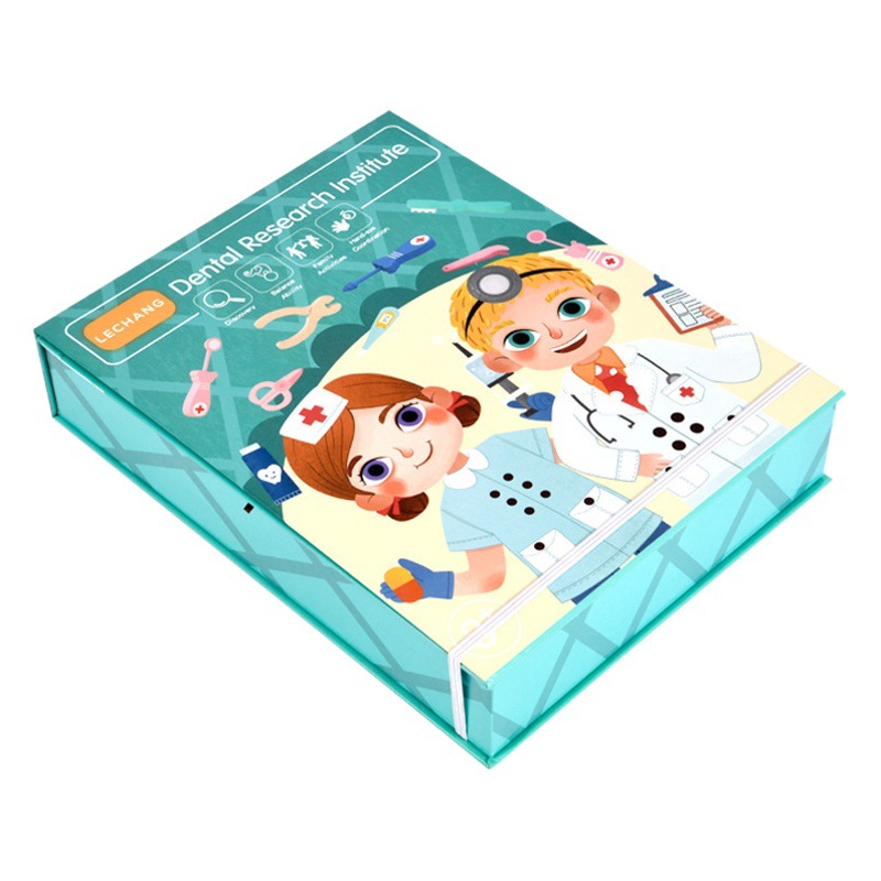 Niños de madera transfronterizos oral dental doctor enfermera simulación dentista juego casa Juguetes