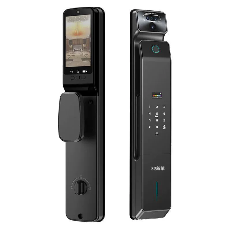 Smart door lock (XD) 3D face recognition, app remote control, video peephole