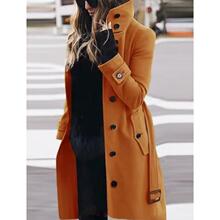 A 28939 Single Row Multi Button Wool Coat ���ë�ش���