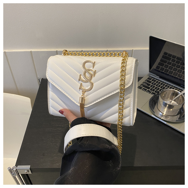 Damen Handtasche Im Western Stil Mit Kette Und Umhängefunktion_voghion.com