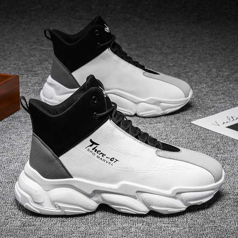 Northeast Algodon zapatos para hombres con botas de nieve cálidas, zapatos de invierno de moda, zapatos de algodón de alto nivel, un cabello