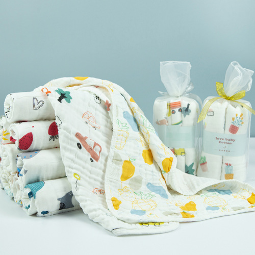 2 mesh bags of large size washable gauze towels bath towels foam cotton adult face towels facial towels 35*75cm