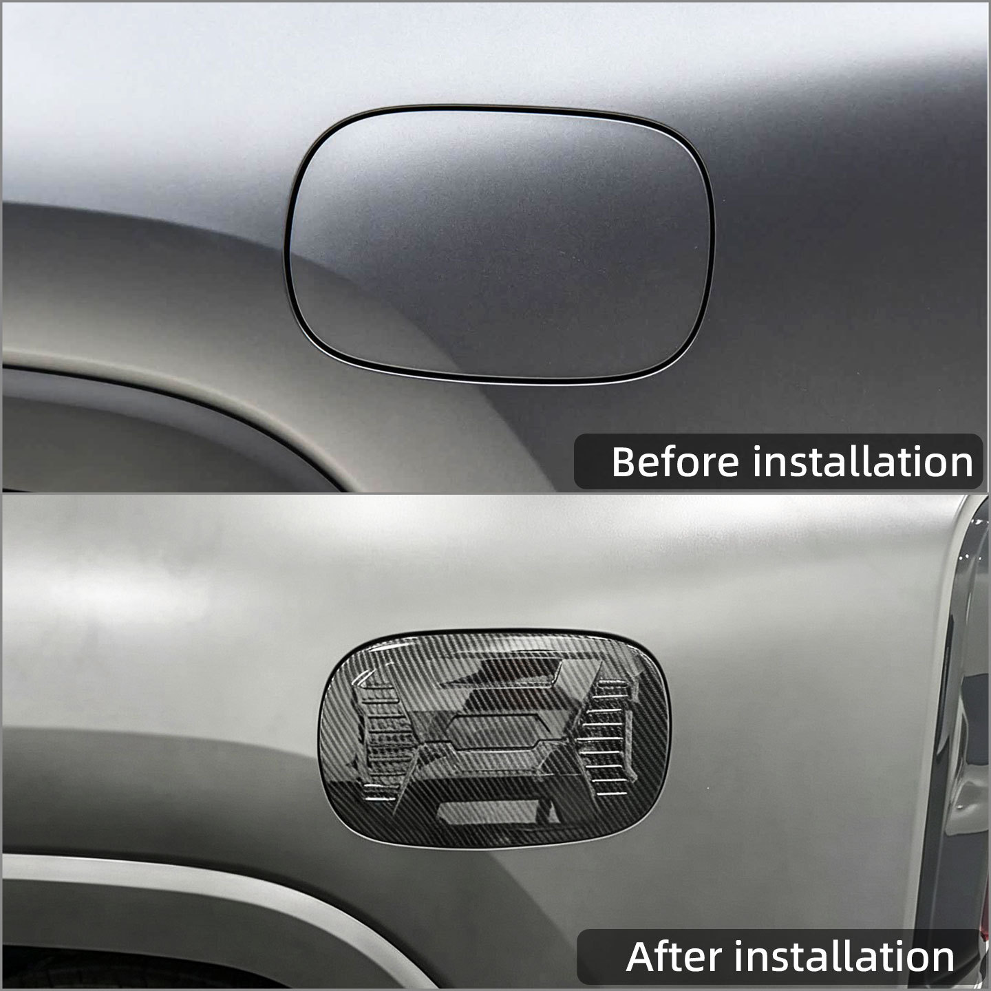 Suitable for 2024-2026 HAVAL H9 models: fuel tank cover protector, fuel tank cover decorative sticker, exterior modification accessory