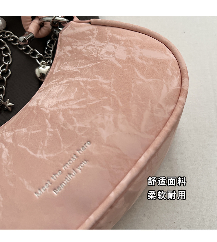 A stylish and stylish small handbag for ladies in 2025, a versatile and fashionable crossbody bag, a niche single-shoulder underarm bag for summer undefined