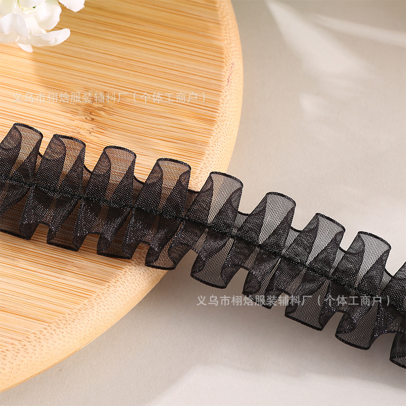 검은색 얇은 가장자리 2.5cm(40m개/스트립)