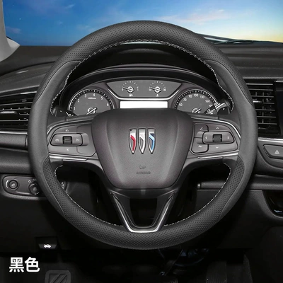 Steering wheel cover — Genuine Leather Without Hand Sewing - 23-24-regal-black-ultra-thin-nappa-leather-other