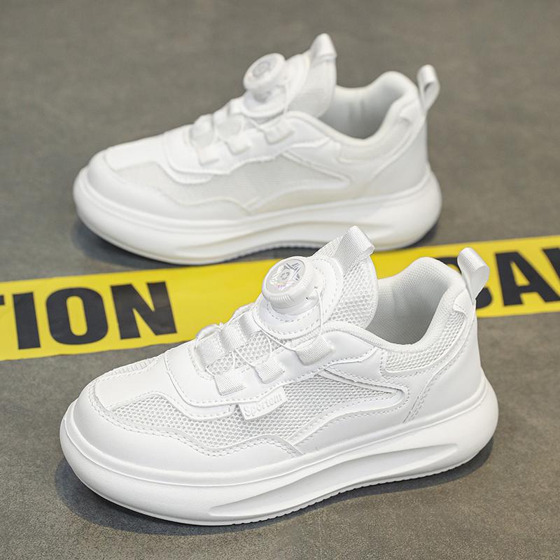 Mesh Sports Casual Shoes 2025 New Trendy Shoes White Shoes Cross-Border Export Double Two-Color Men's and Women's Shoes Mesh Shoes