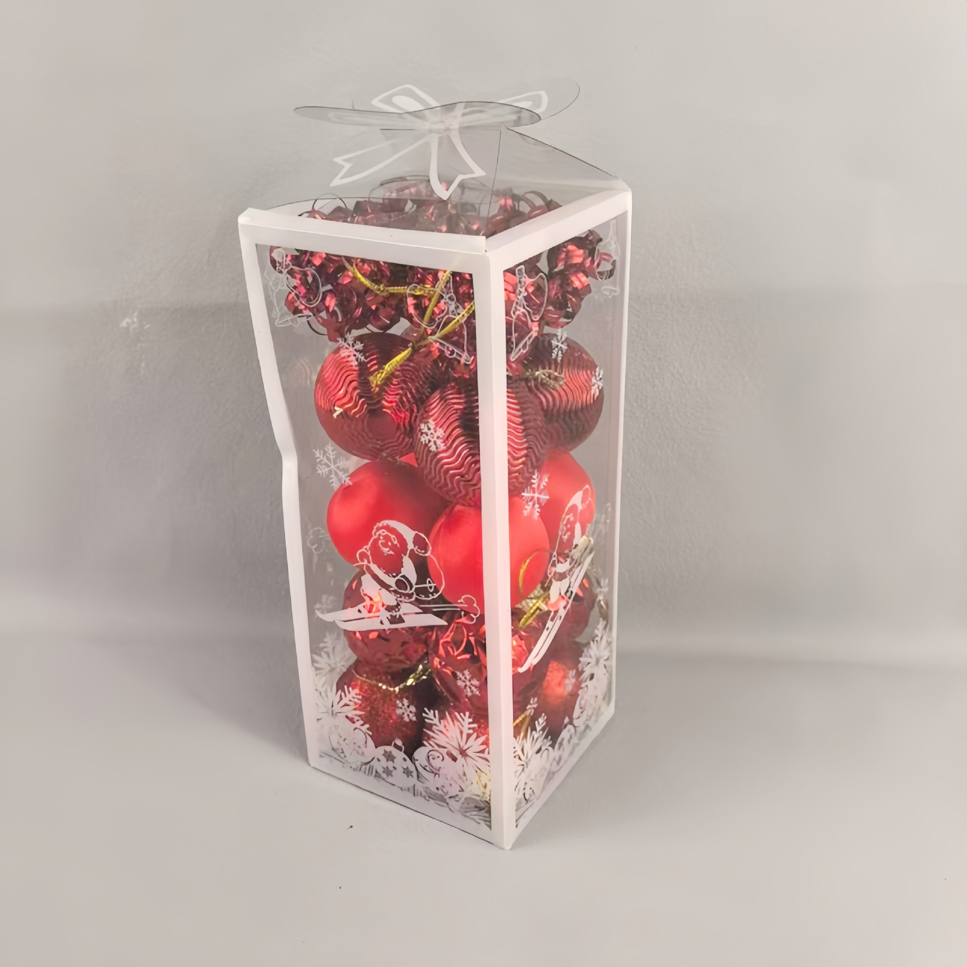 Nuevos adornos de Navidad transfronterizos colgantes bolas de Navidad set bolas de Navidad colgantes de árbol de Navidad caja de regalo bolas de Navidad P