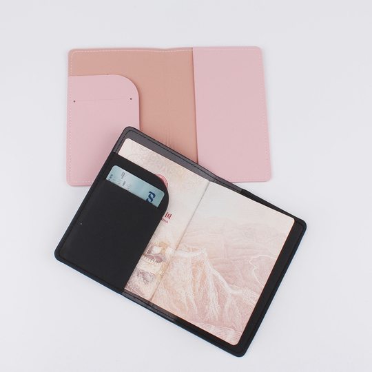 Cross-border Museum New Couple's Spot Aircraft Travel Document Storage Bag Passport Holder Passport Set Leather Printing