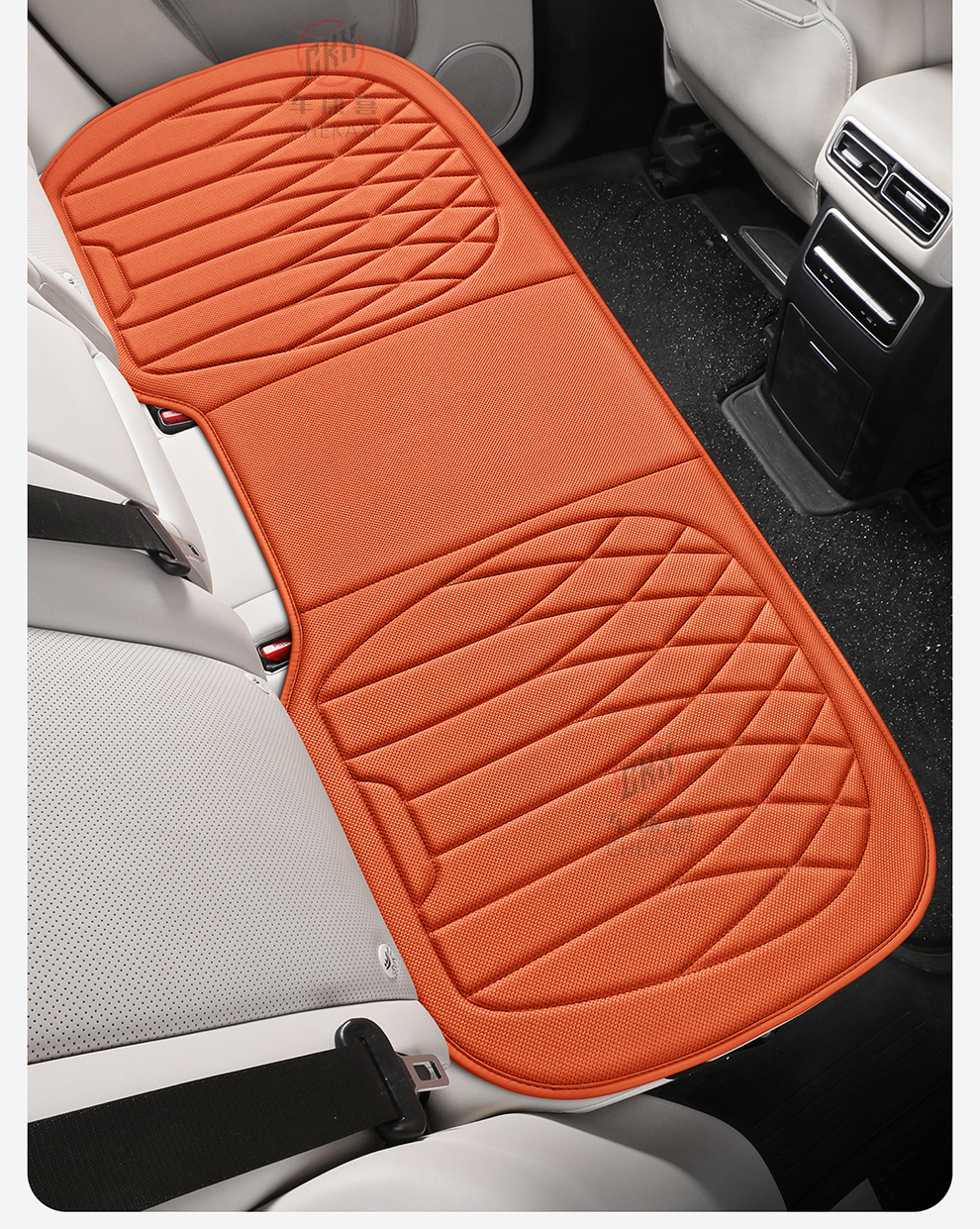 Car Seat Cushion, Suitable for All Seasons, Seaweed Fiber Seat Cushion, Latex Cotton Seat Cover, Summer Comfort, Non-Slip, Breathable Seat Cushion