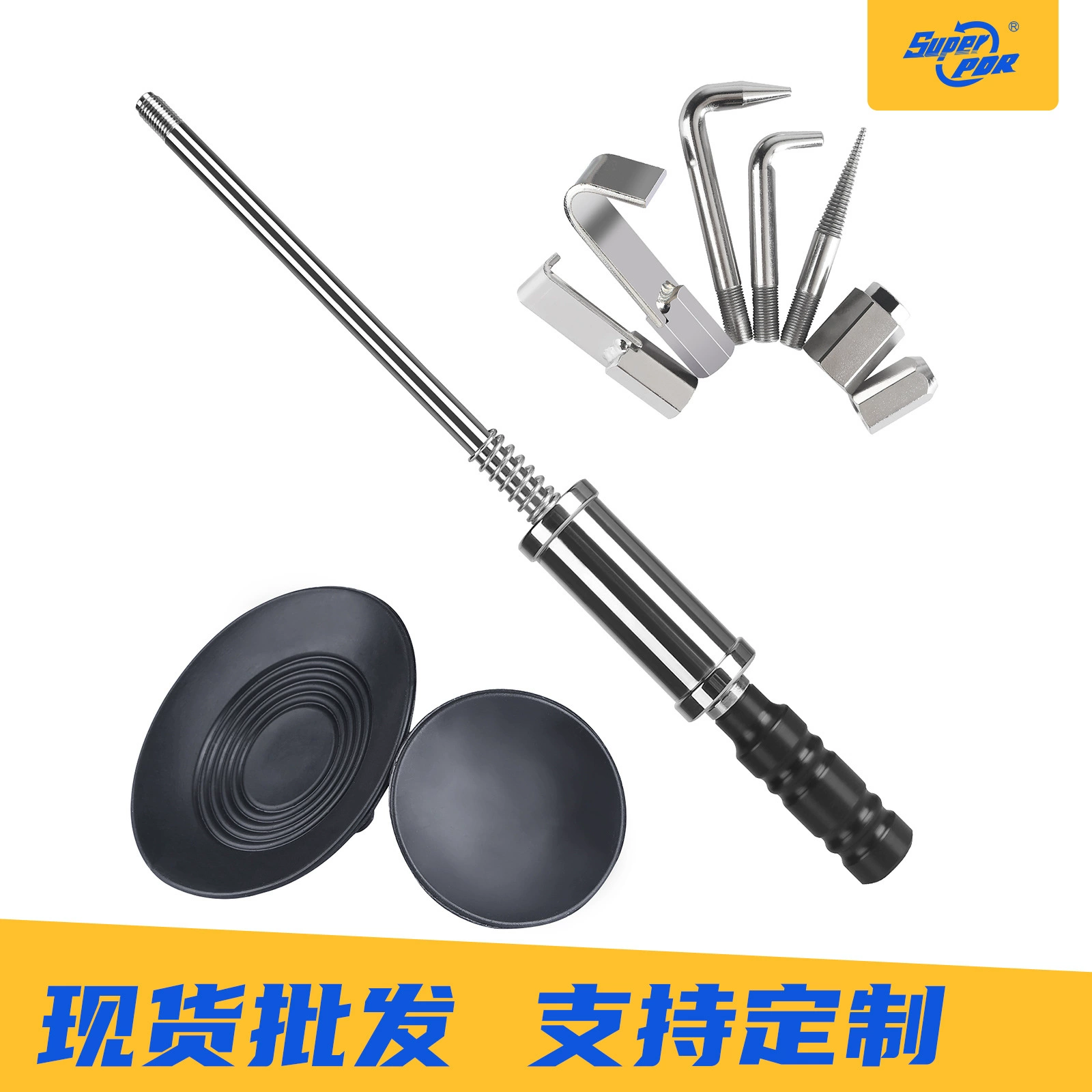 Оптовые инструменты для удаления вмятин без покраски кузова, T-образный молоток-тягатель с увеличенной присоской, хит продаж, эффективный