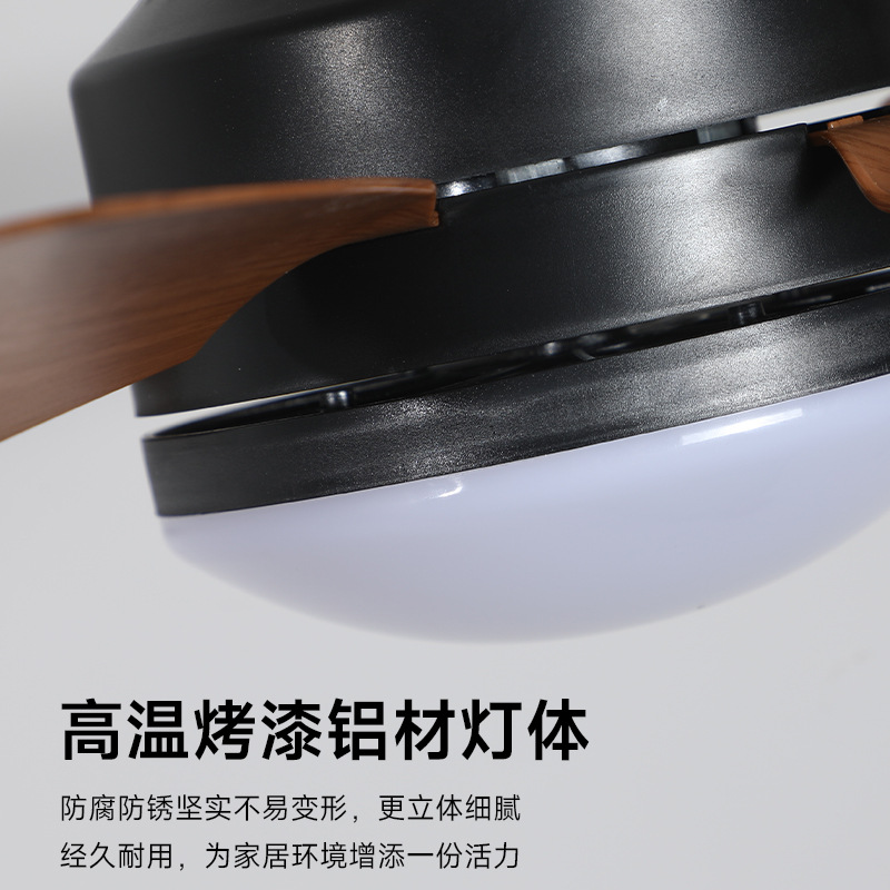 2025 nuevo candelabro de restaurante con ventilador de estilo antiguo, vetas de madera, riel móvil, barra, isla, mesa de comedor, lámpara