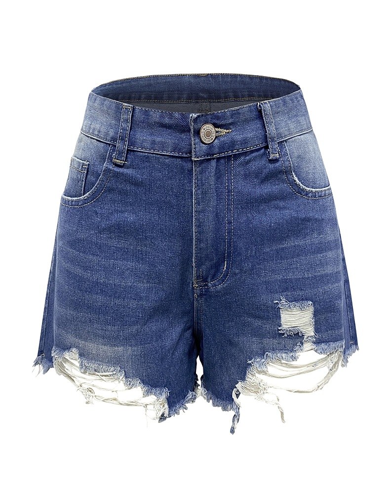 Women's Casual Streetwear Solid Color Shorts Jeans display picture 1