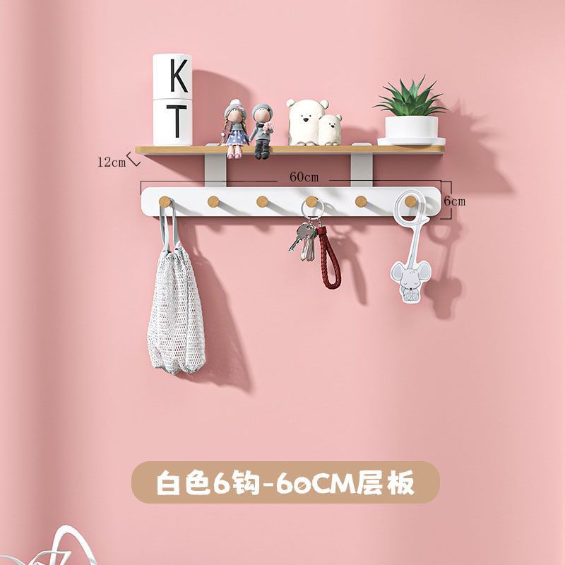 화이트 6후크-60cm선반 [곰팡이방지]