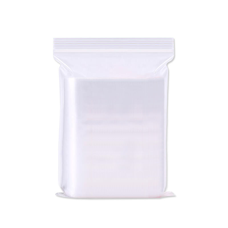 Transparente engrosada PE bolsillo de sellado accesorios de hardware bolsa de sellado de plástico tornillo tuerca herramienta de procesamiento de embalaje impresión