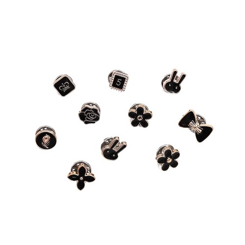 Collar anti-exposure button artifact invisible pearl brooch women's pin to fix clothes corsage shirt chest button pin