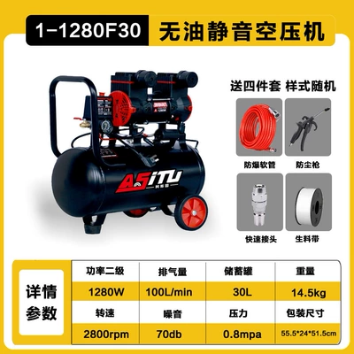 Export Small Air Pump Hava kompressorları - 1280w-30l