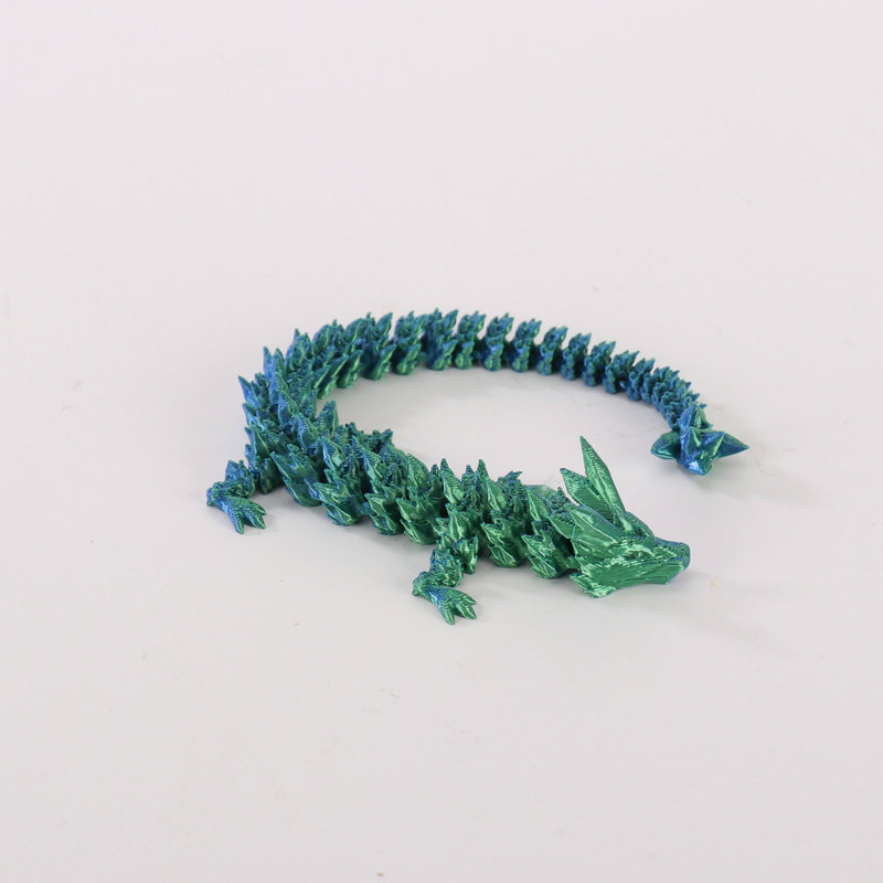 3D プリントクリスタルドラゴンモデル子供のおもちゃ関節可動ドラゴン車の装飾品宝石ドラゴンセットフィギュア|undefined