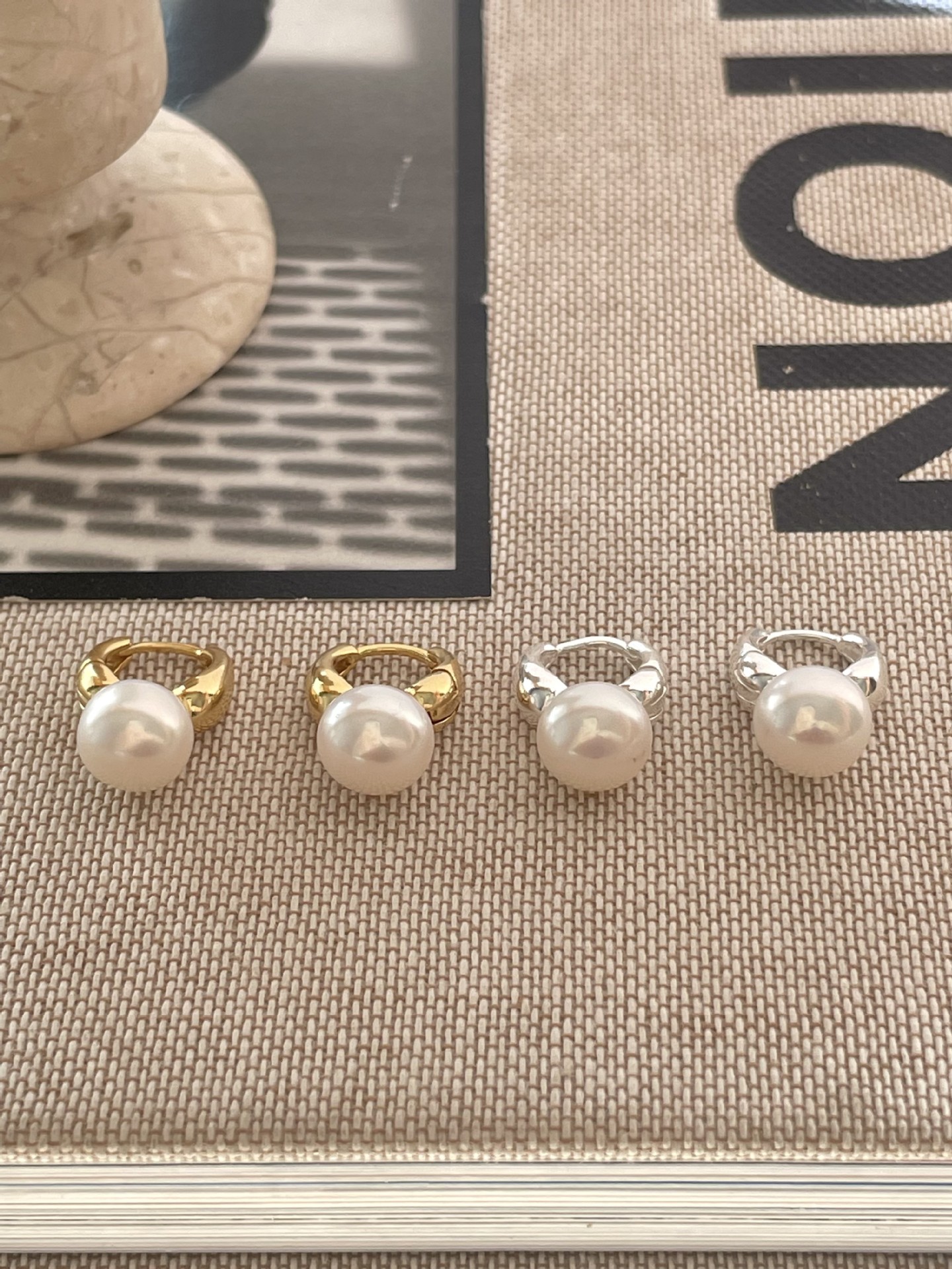 5g Weight 925 Sterling Silver Ear Needle Material 18K Gold Plated Plating Material Pearl Inlay Material Earrings Classification 1 Pair Quantity Daily Occasion 925 Sterling Silver Material Round Pattern All Seasons Season Women's Gender Inlay Design Simple Style Style 1 Pair 18K Gold Plated 925 Sterling Silver Pearl 925 Sterling Silver Earrings Round Earrings 12