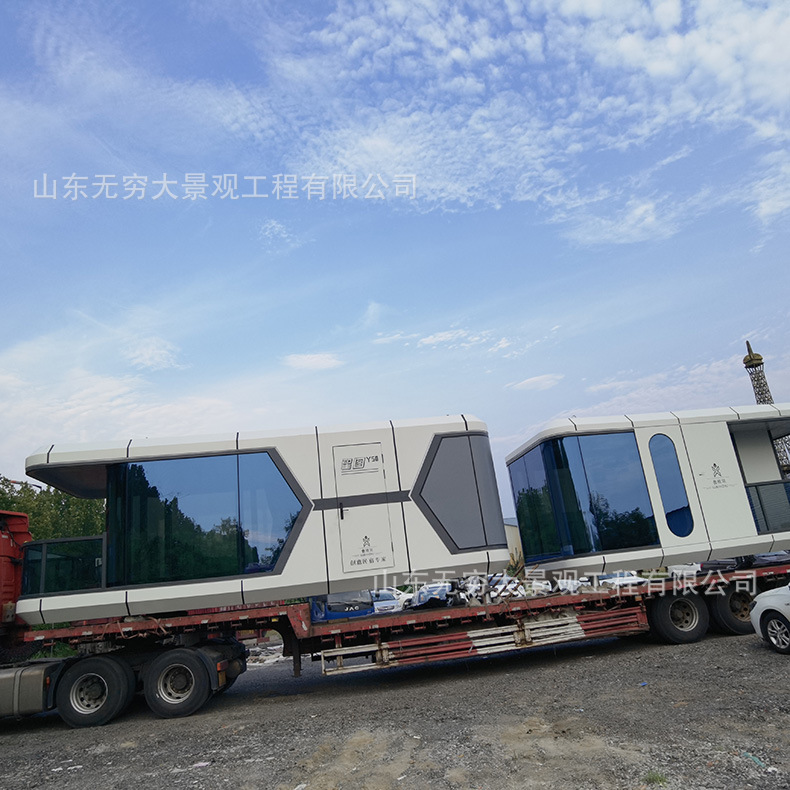 Espacio creativo al aire libre cápsula B & B nuevo punto escénico rural atracción turística edificio tecnología sentido espacio cápsula fabricante