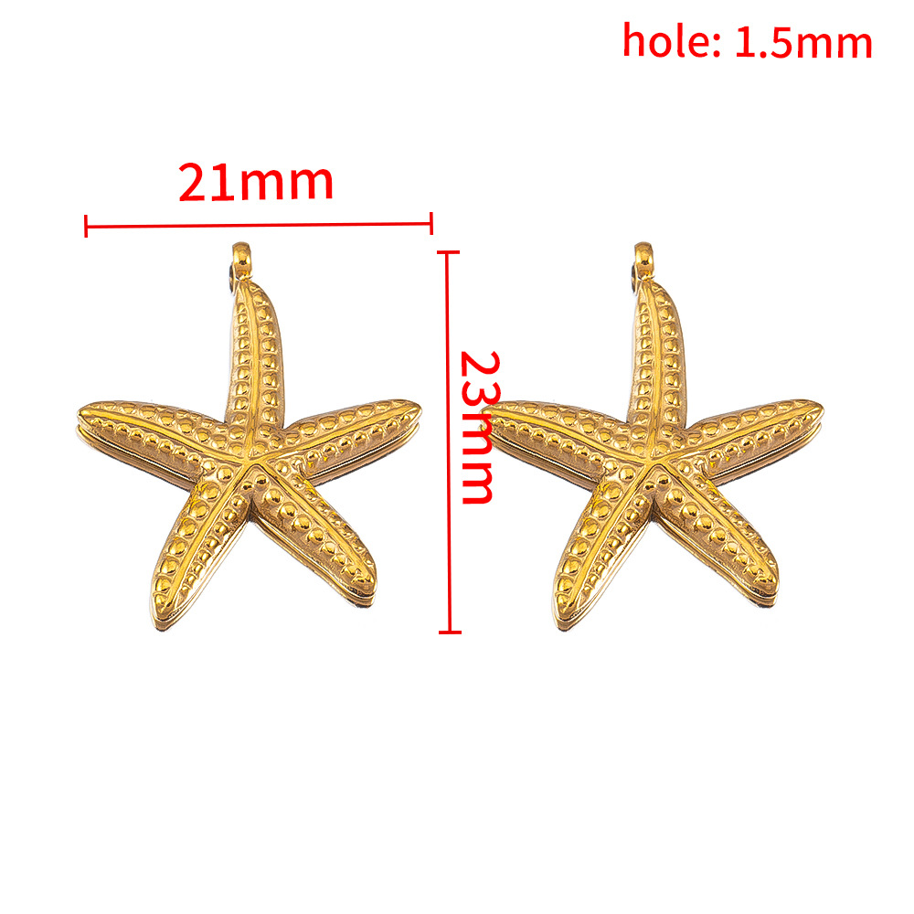 Golden - Big thin starfish